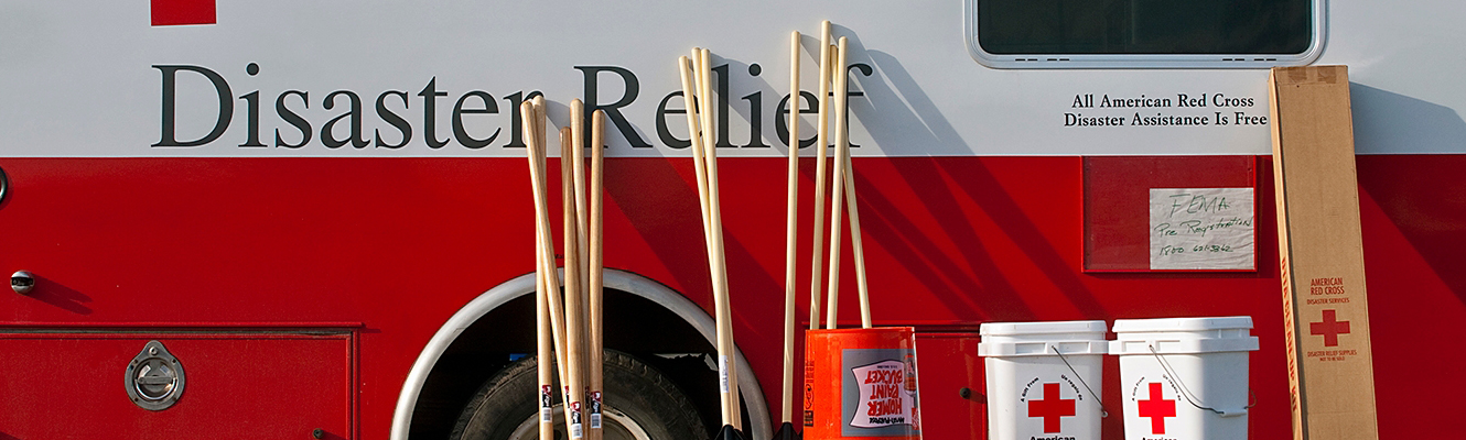 American Red Cross Disaster Relief Truck and Tools